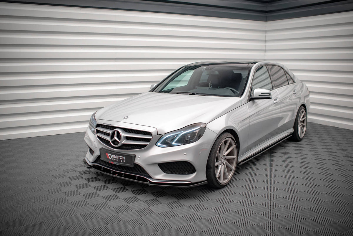 Maxton Design - Frontlippe V2 für Mercedes - Benz E AMG - Line Limousine W212 Facelift - Aerowerk.