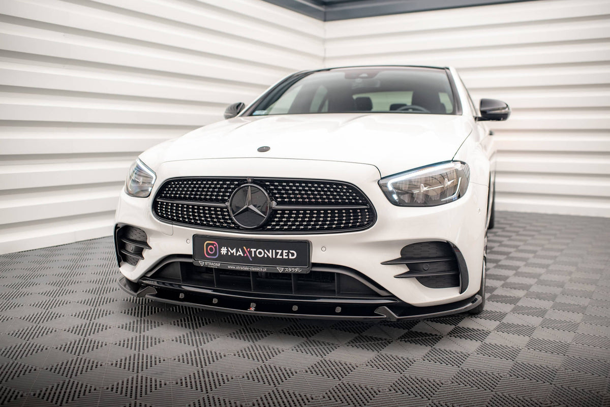 Maxton Design - Frontlippe V2 für Mercedes - Benz E AMG - Line W213 Facelift - Aerowerk.