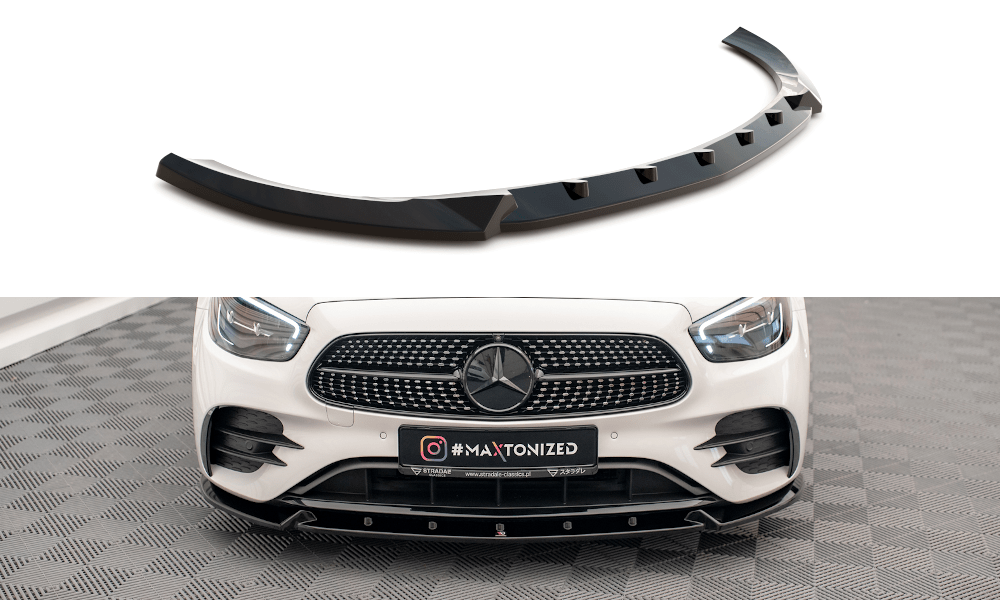Maxton Design - Frontlippe V2 für Mercedes - Benz E AMG - Line W213 Facelift - Aerowerk.