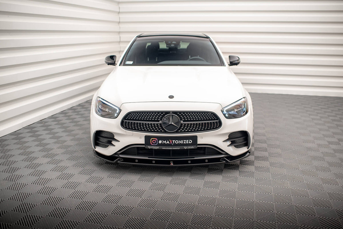 Maxton Design - Frontlippe V2 für Mercedes - Benz E AMG - Line W213 Facelift - Aerowerk.