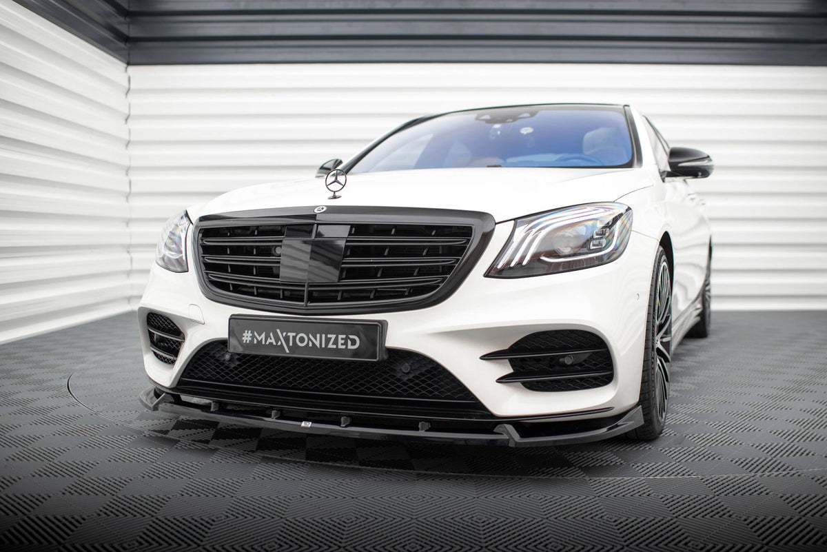 Maxton Design - Frontlippe V2 für Mercedes - Benz S AMG - Line W222 Facelift - Aerowerk.