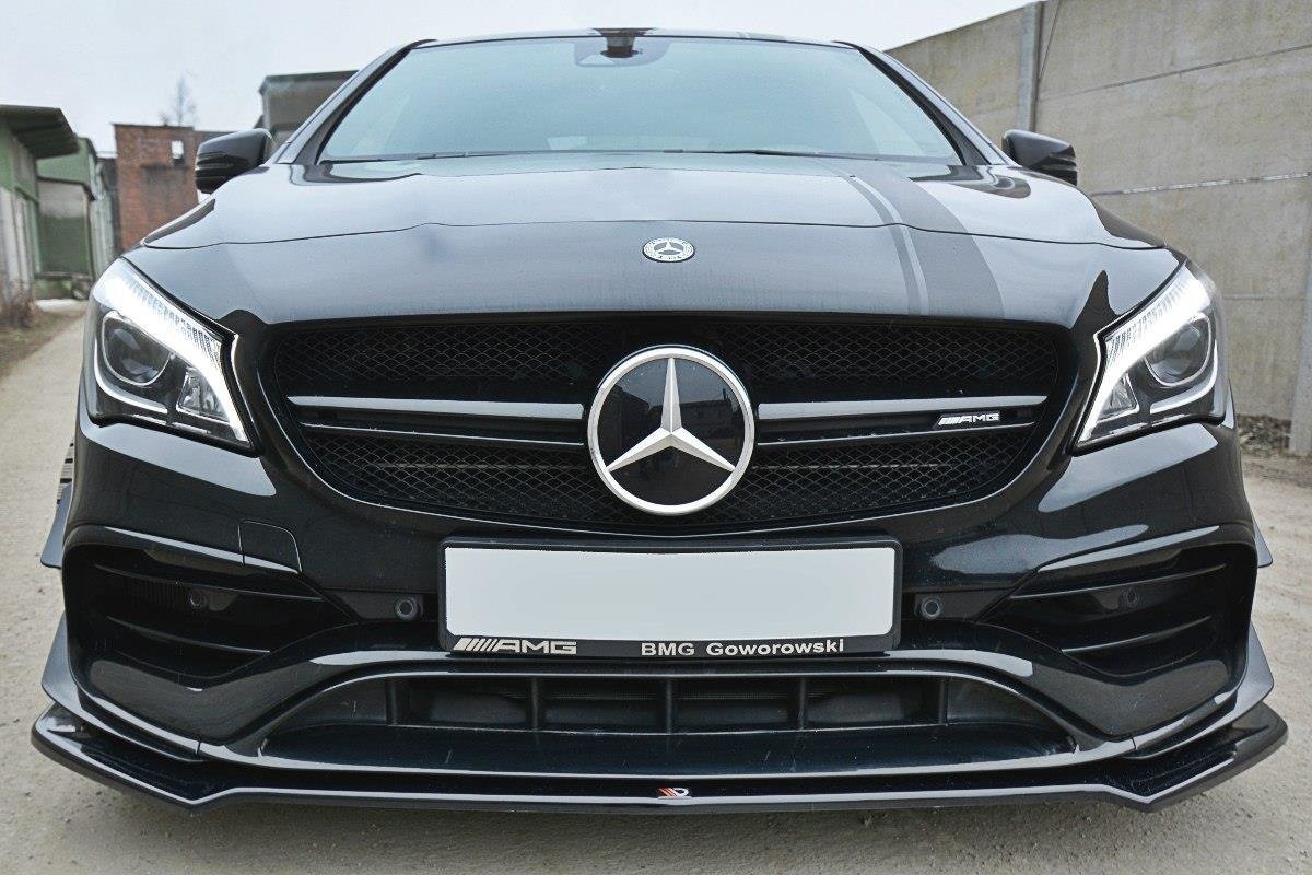 Maxton Design - Frontlippe V2 für Mercedes CLA A45 AMG C117 Facelift - Aerowerk.