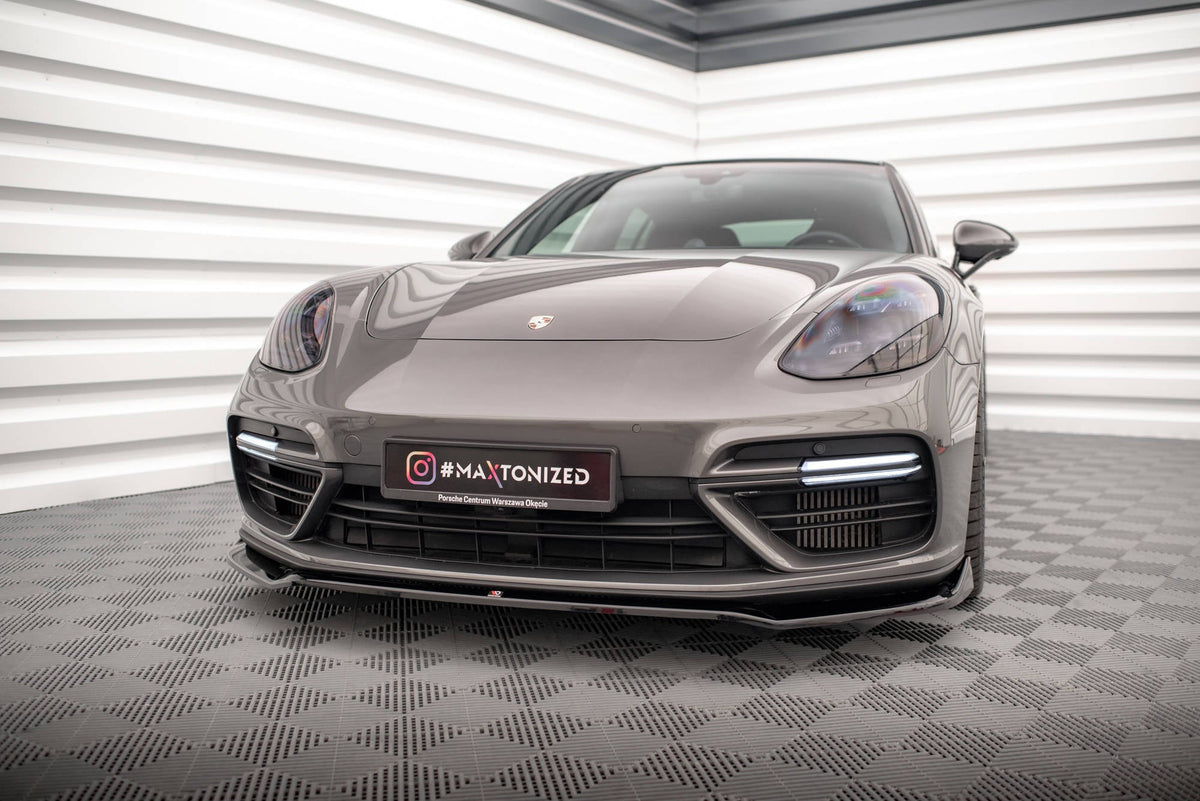 Maxton Design - Frontlippe V2 für Porsche Panamera Turbo S E - Hybrid - Aerowerk.