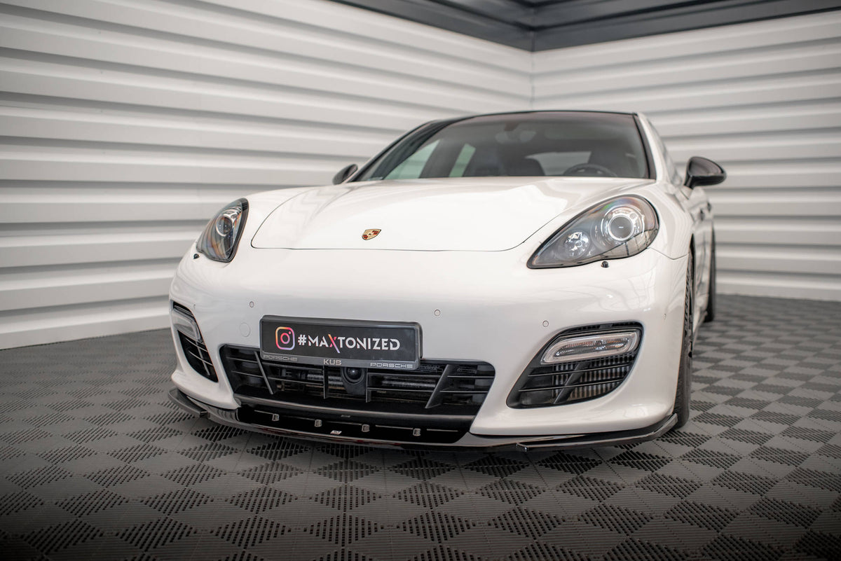 Maxton Design - Frontlippe V2 für Porsche Panamera Turbo Sport Design Package 970 - Aerowerk.