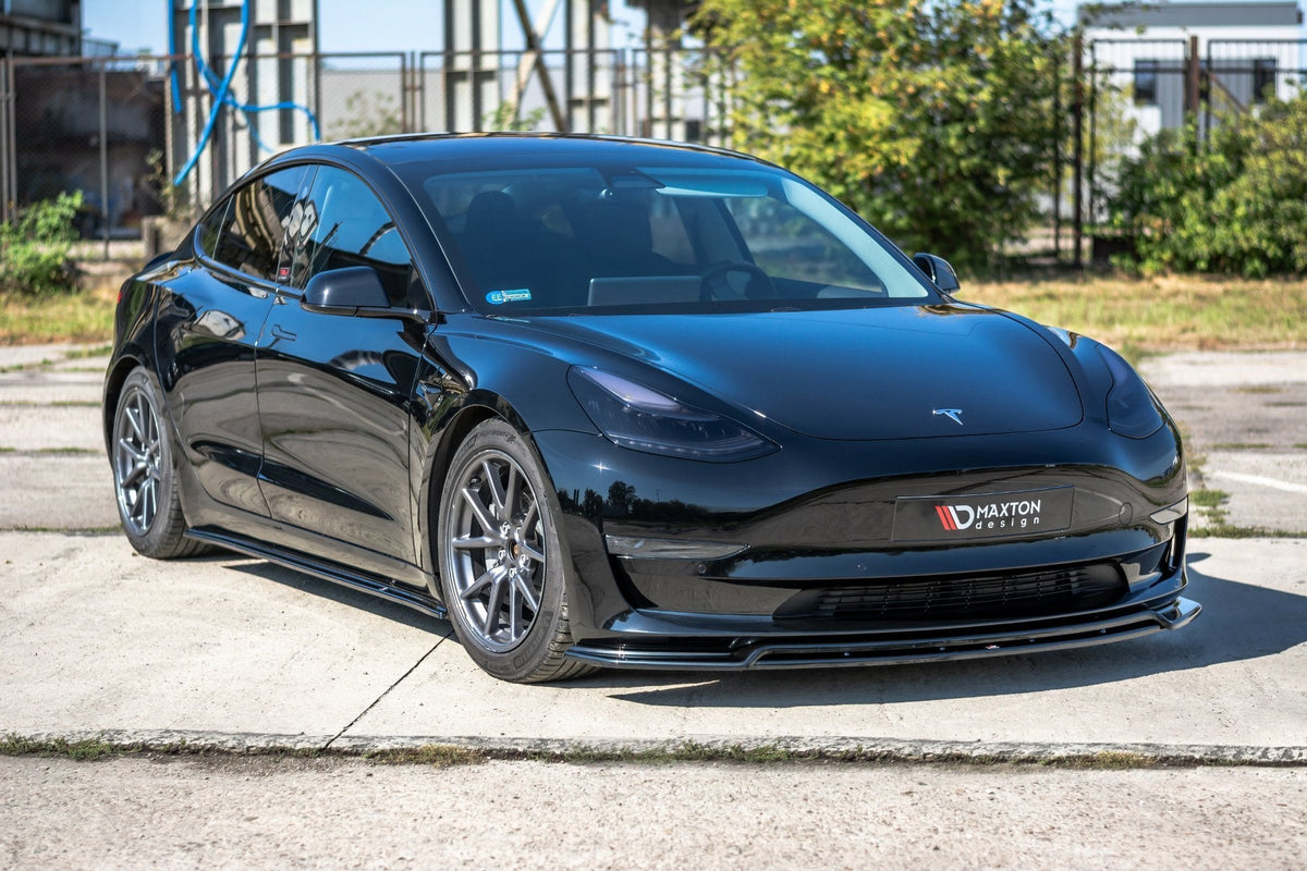 Maxton Design - Frontlippe V2 für Tesla Model 3 - Aerowerk.