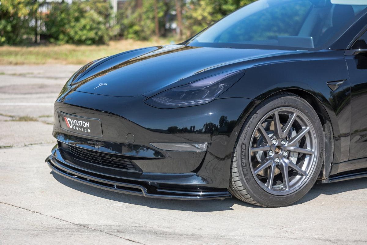 Maxton Design - Frontlippe V2 für Tesla Model 3 - Aerowerk.