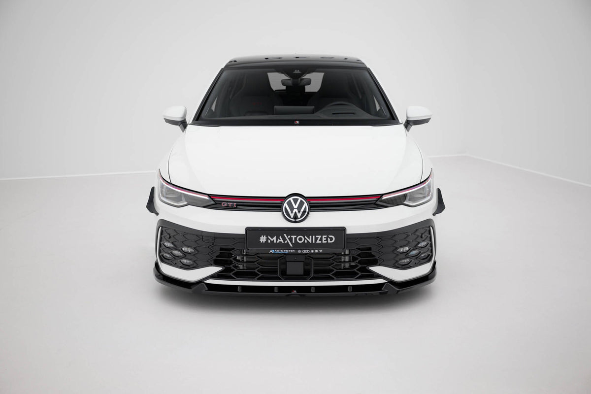 Maxton Design - Frontlippe V2 für VW Golf GTI / GTE / R - Line Mk8 Facelift - Aerowerk.