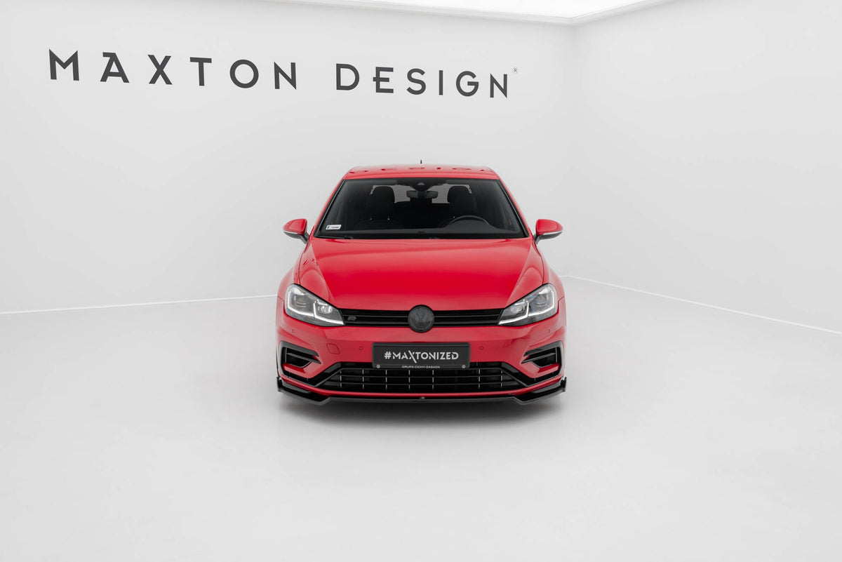 Maxton Design - Frontlippe V2 für VW Golf R / R - Line Mk7 Facelift - Aerowerk.