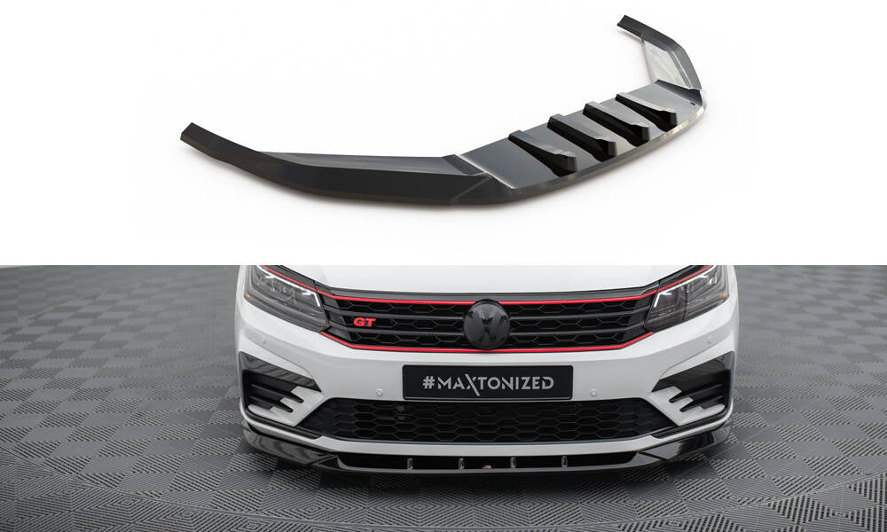 Maxton Design - Frontlippe V2 für VW Passat GT B8 Facelift USA - Aerowerk.