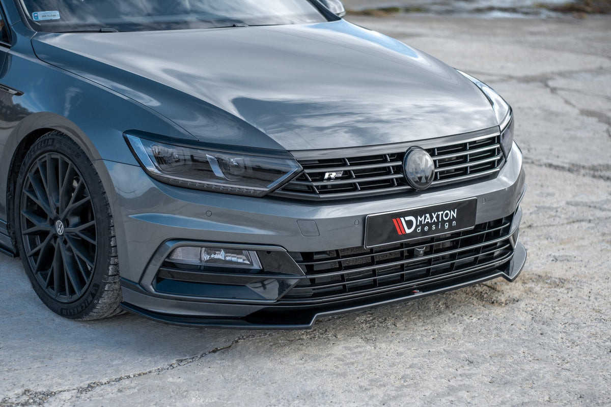 Maxton Design - Frontlippe V2 für VW Passat R - Line B8 - Aerowerk.
