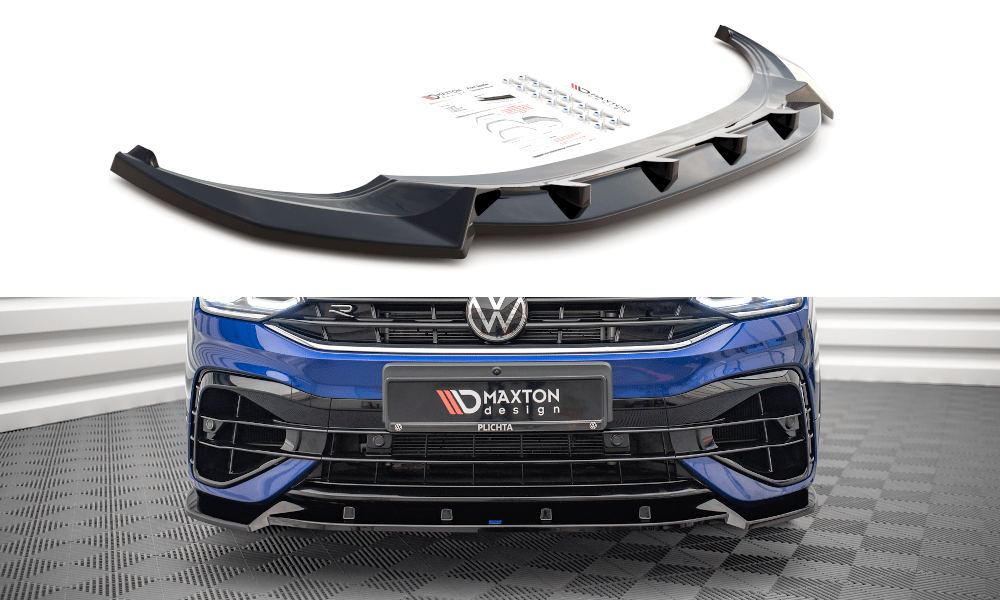 Maxton Design - Frontlippe V2 für VW Tiguan R / R - Line Mk2 Facelift - Aerowerk.