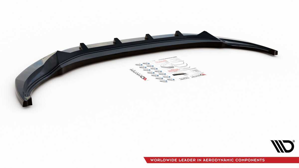 Maxton Design - Frontlippe V2 für VW Tiguan R / R - Line Mk2 Facelift - Aerowerk.
