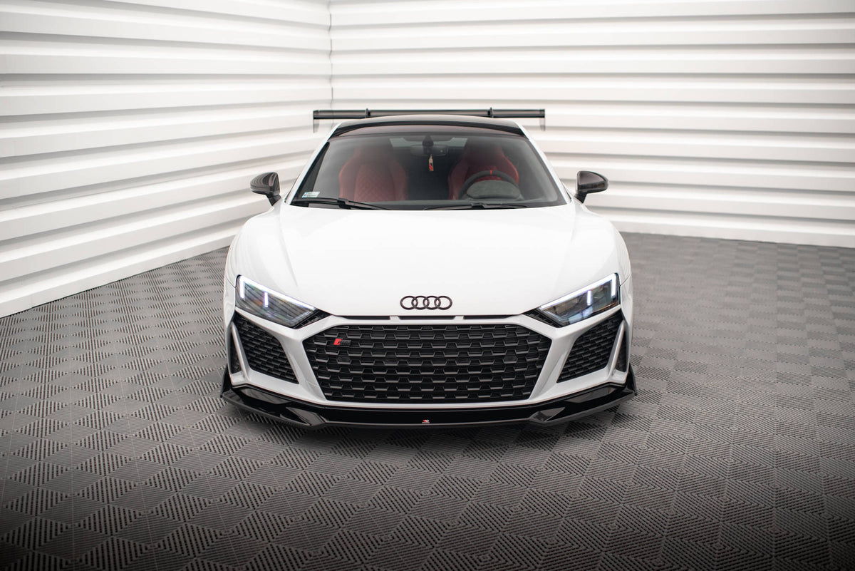 Maxton Design - Frontlippe V3 + Flaps für Audi R8 Mk2 Facelift - Aerowerk.