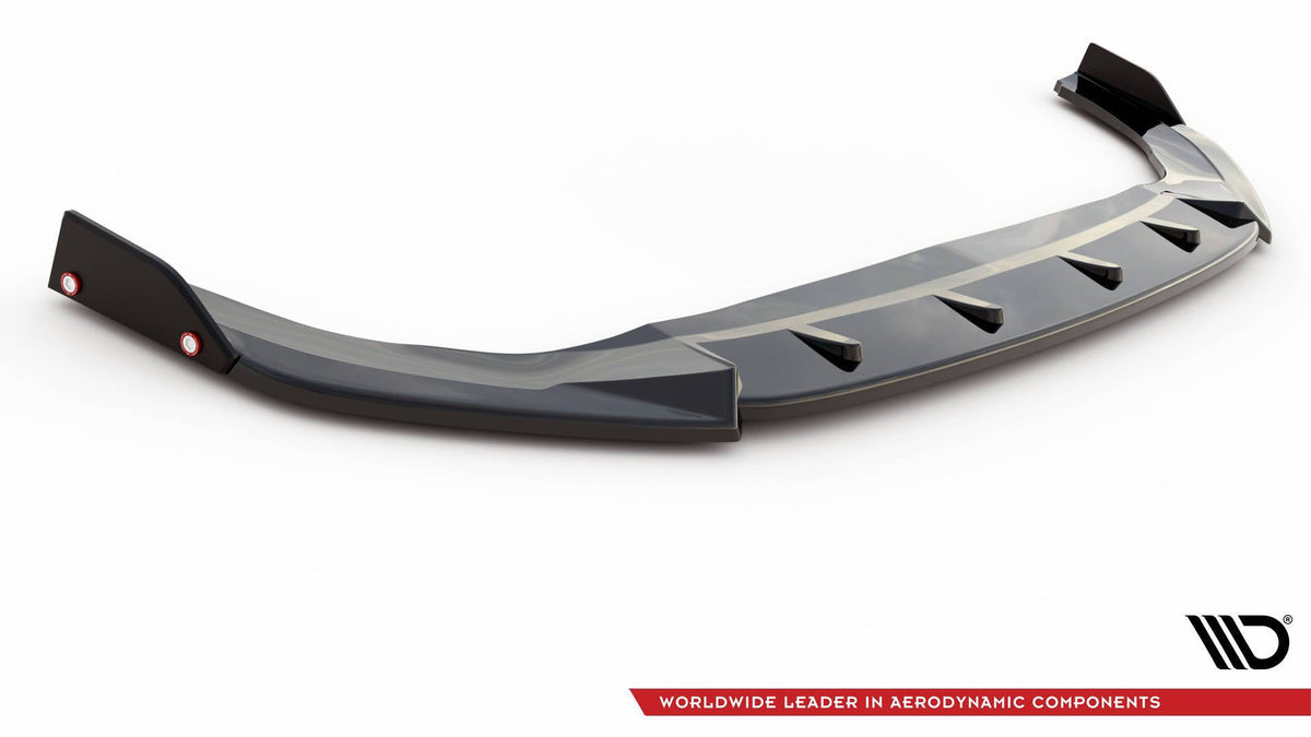 Maxton Design - Frontlippe V3 + Flaps für VW Golf GTI / GTE / GTD / R - Line Mk8 - Aerowerk.