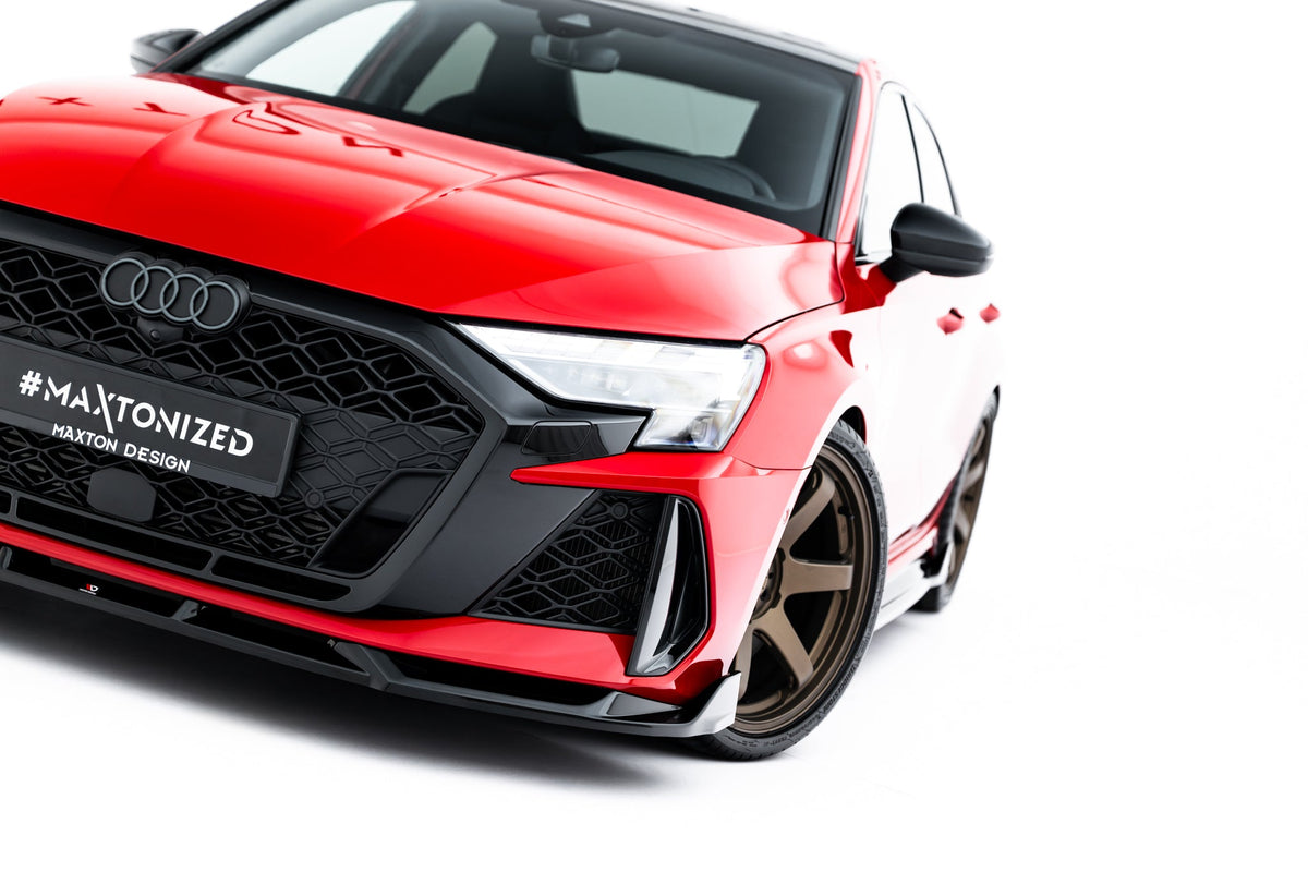 Maxton Design - Frontlippe V3 für Audi RS3 Limousine 8Y Facelift - Aerowerk.
