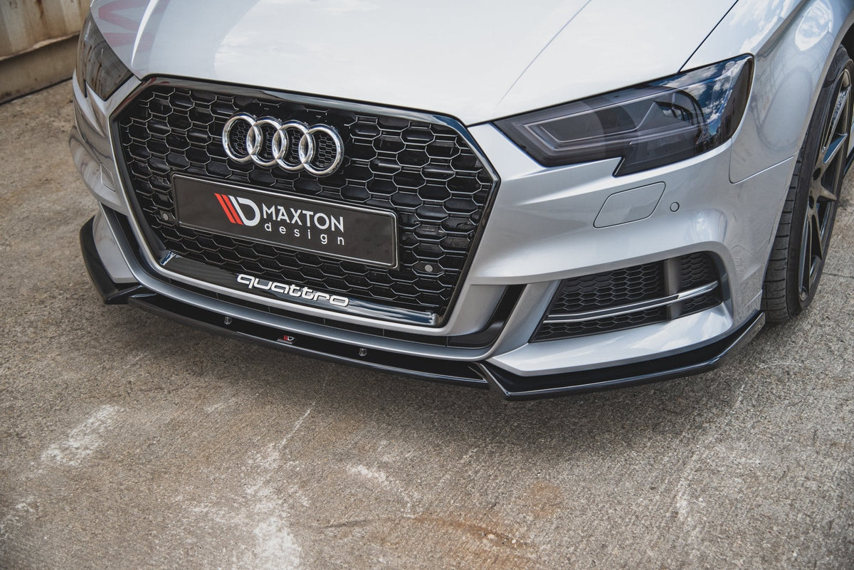 Maxton Design - Frontlippe V3 für Audi S3 / A3 S - Line 8V FL Limousine - Aerowerk.