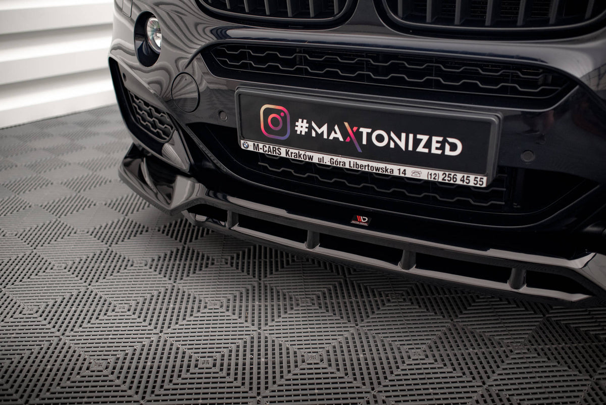 Maxton Design - Frontlippe V3 für BMW X6 M - Paket F16 - Aerowerk.