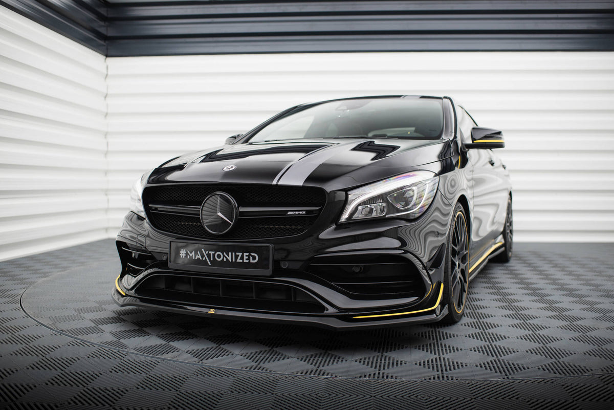 Maxton Design - Frontlippe V3 für Mercedes - AMG CLA 45 Aero C117 Facelift - Aerowerk.