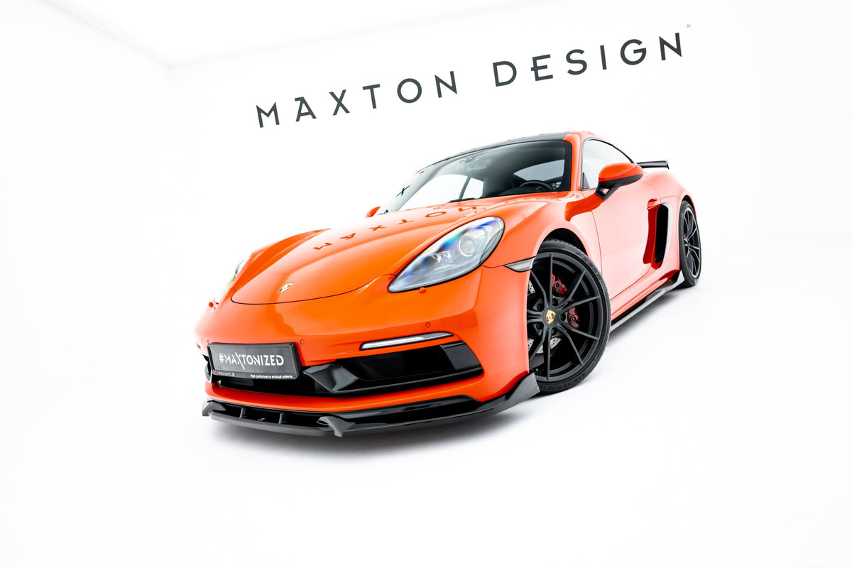 Maxton Design - Frontlippe V3 für Porsche 718 Cayman GTS 982c - Aerowerk.