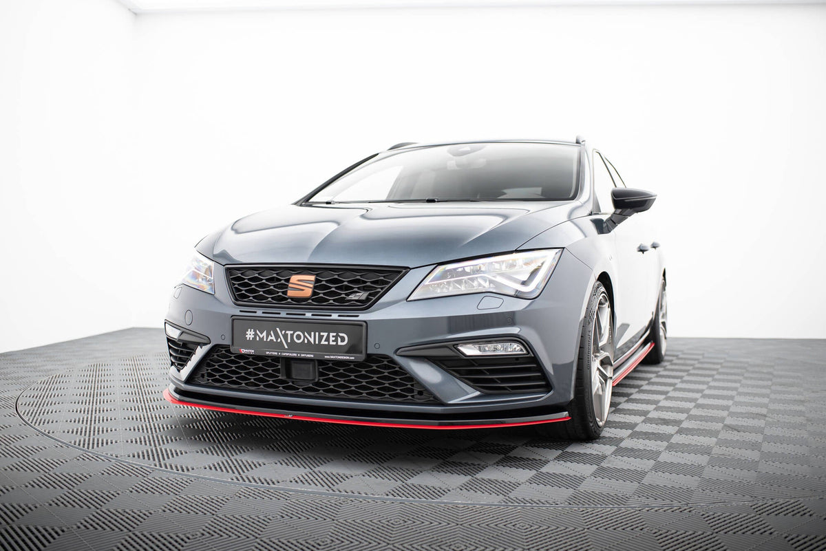Maxton Design - Frontlippe V3 für Seat Leon Cupra / FR Mk3 FL - Aerowerk.