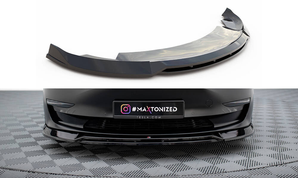 Maxton Design - Frontlippe V3 für Tesla Model 3 - Aerowerk.