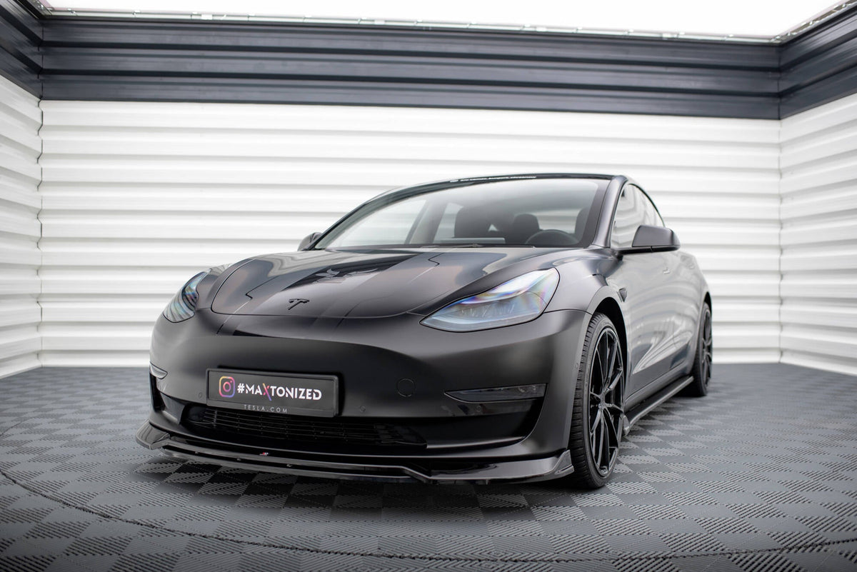 Maxton Design - Frontlippe V3 für Tesla Model 3 - Aerowerk.
