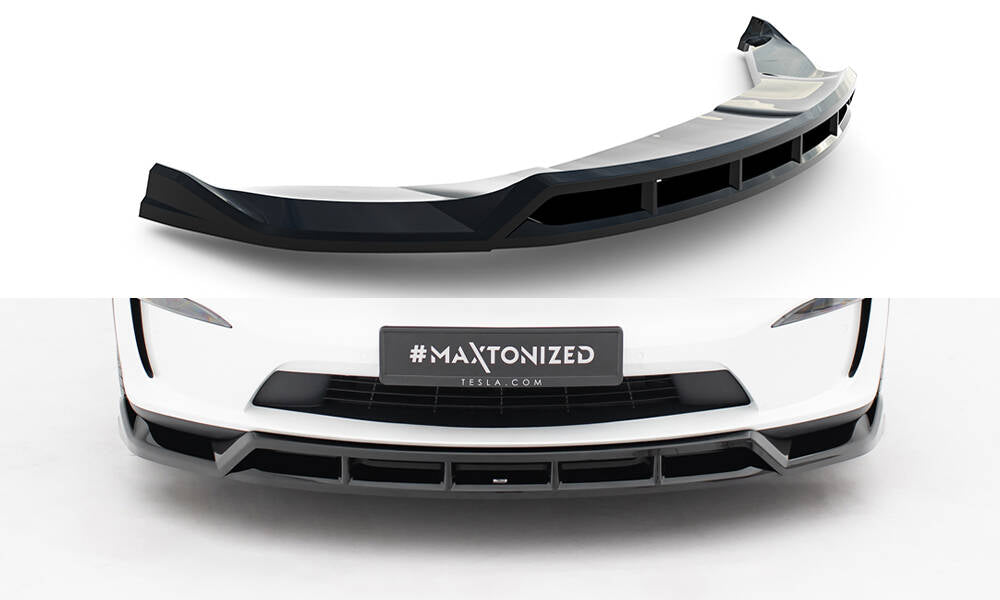 Maxton Design - Frontlippe V3 für Tesla Model X Mk1 Facelift - Aerowerk.
