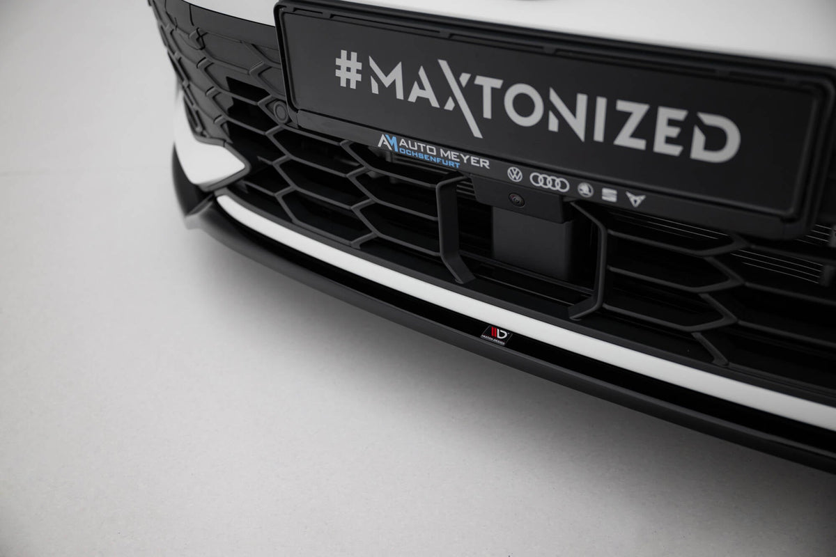 Maxton Design - Frontlippe V3 für VW Golf GTI / GTE / R - Line Mk8 Facelift - Aerowerk.