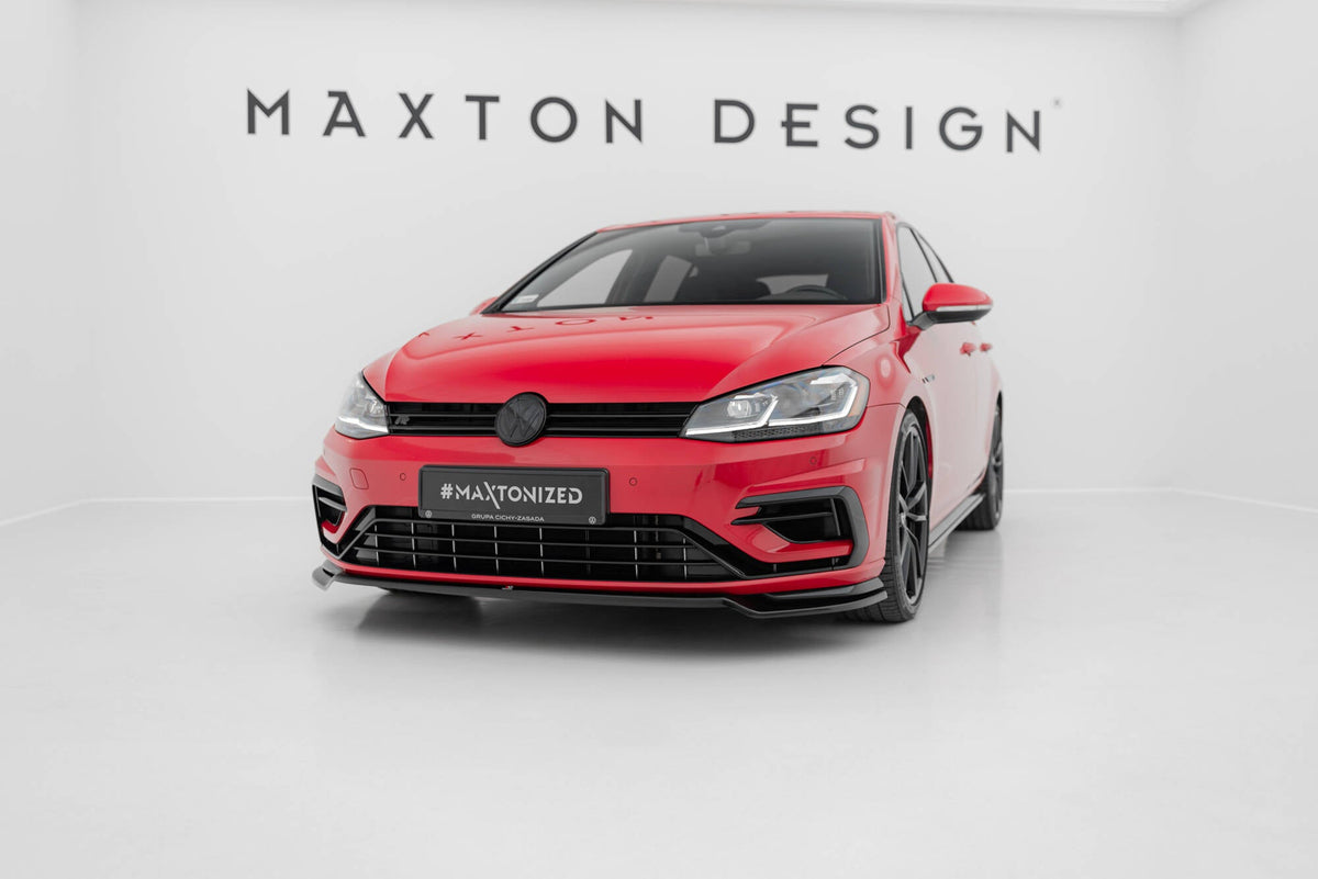 Maxton Design - Frontlippe V3 für VW Golf R / R - Line Mk7 Facelift - Aerowerk.