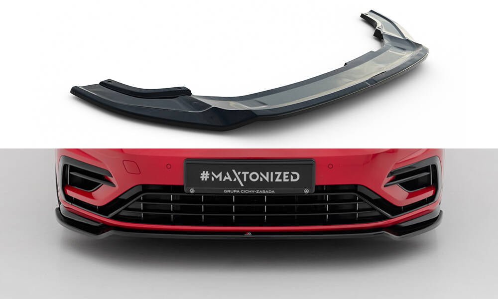 Maxton Design - Frontlippe V3 für VW Golf R / R - Line Mk7 Facelift - Aerowerk.
