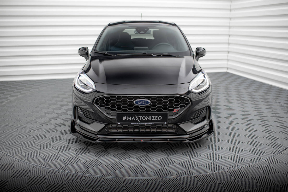 Maxton Design - Frontlippe V4 + Flaps für Ford Fiesta ST / ST - line Mk8 Facelift - Aerowerk.