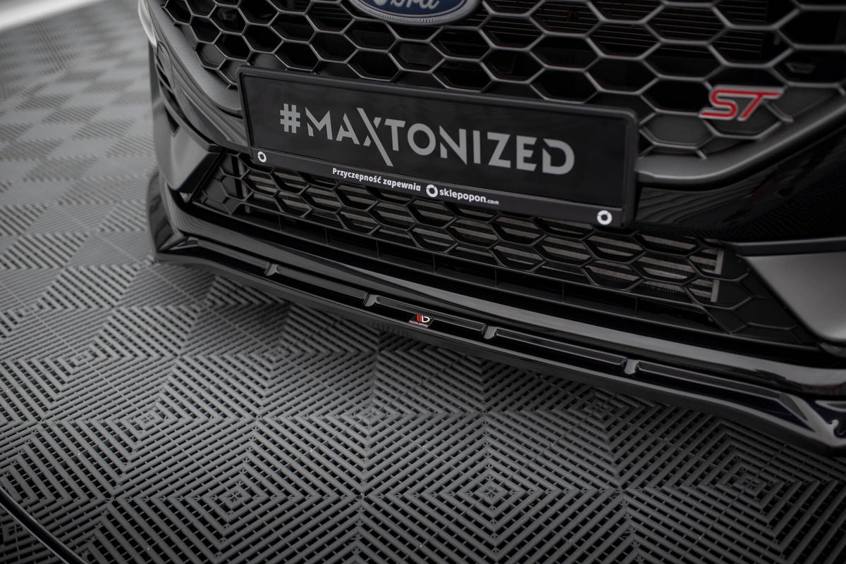 Maxton Design - Frontlippe V4 + Flaps für Ford Fiesta ST / ST - line Mk8 Facelift - Aerowerk.
