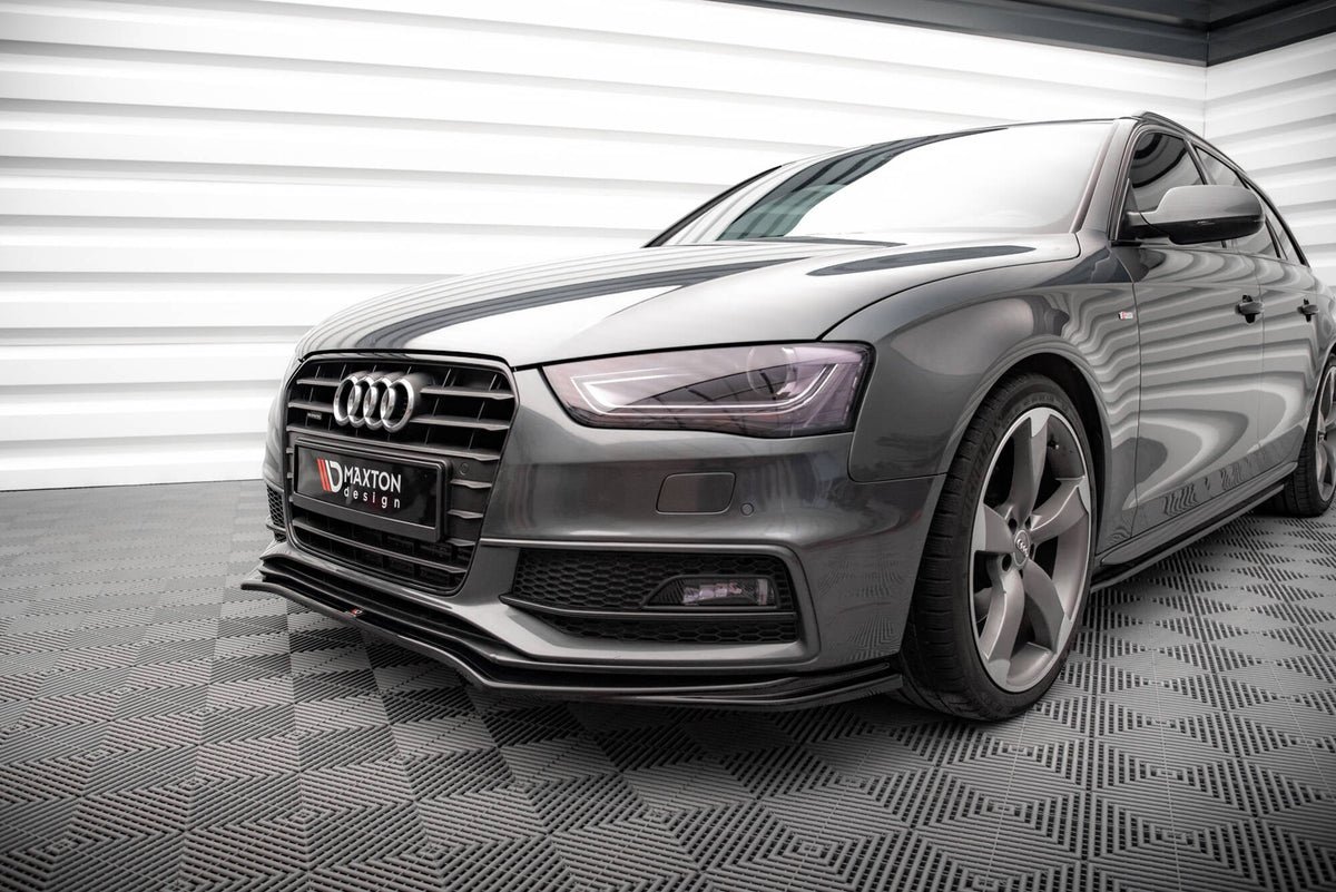 Maxton Design - Frontlippe V4 für Audi A4 S - Line / S4 B8 Facelift - Aerowerk.