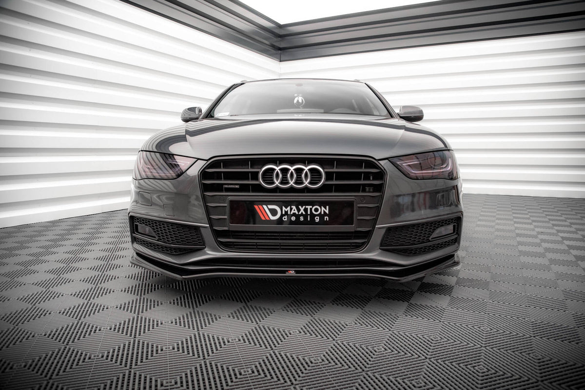 Maxton Design - Frontlippe V4 für Audi A4 S - Line / S4 B8 Facelift - Aerowerk.