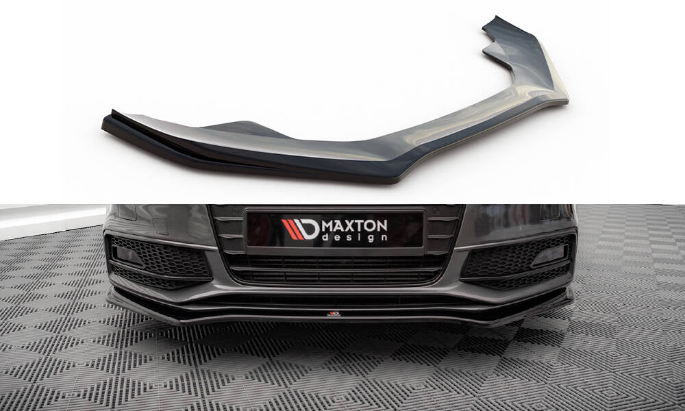 Maxton Design - Frontlippe V4 für Audi A4 S - Line / S4 B8 Facelift - Aerowerk.