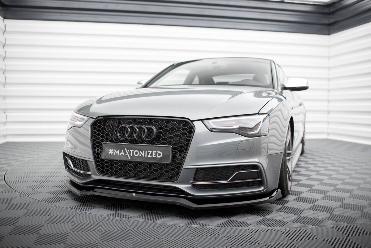 Maxton Design - Frontlippe V4 für Audi S5 / A5 S - Line Coupe / Sportback 8T Facelift - Aerowerk.