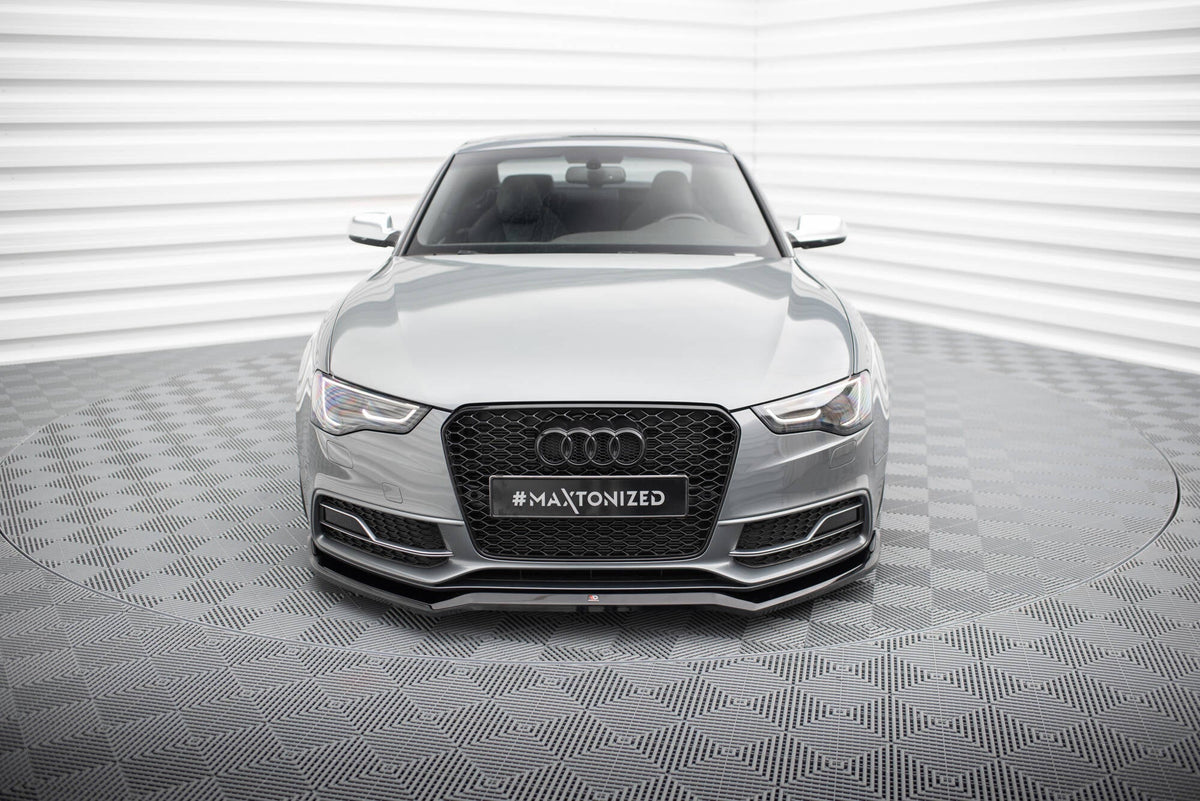 Maxton Design - Frontlippe V4 für Audi S5 / A5 S - Line Coupe / Sportback 8T Facelift - Aerowerk.