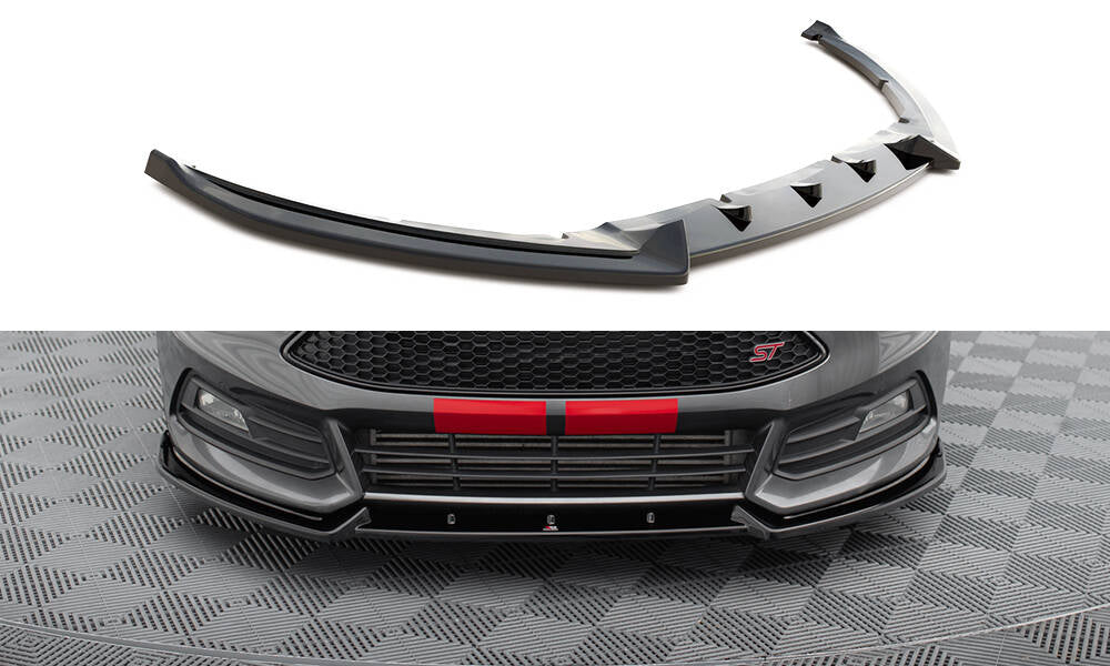 Maxton Design - Frontlippe V4 für Ford Focus ST Mk3 Facelift - Aerowerk.