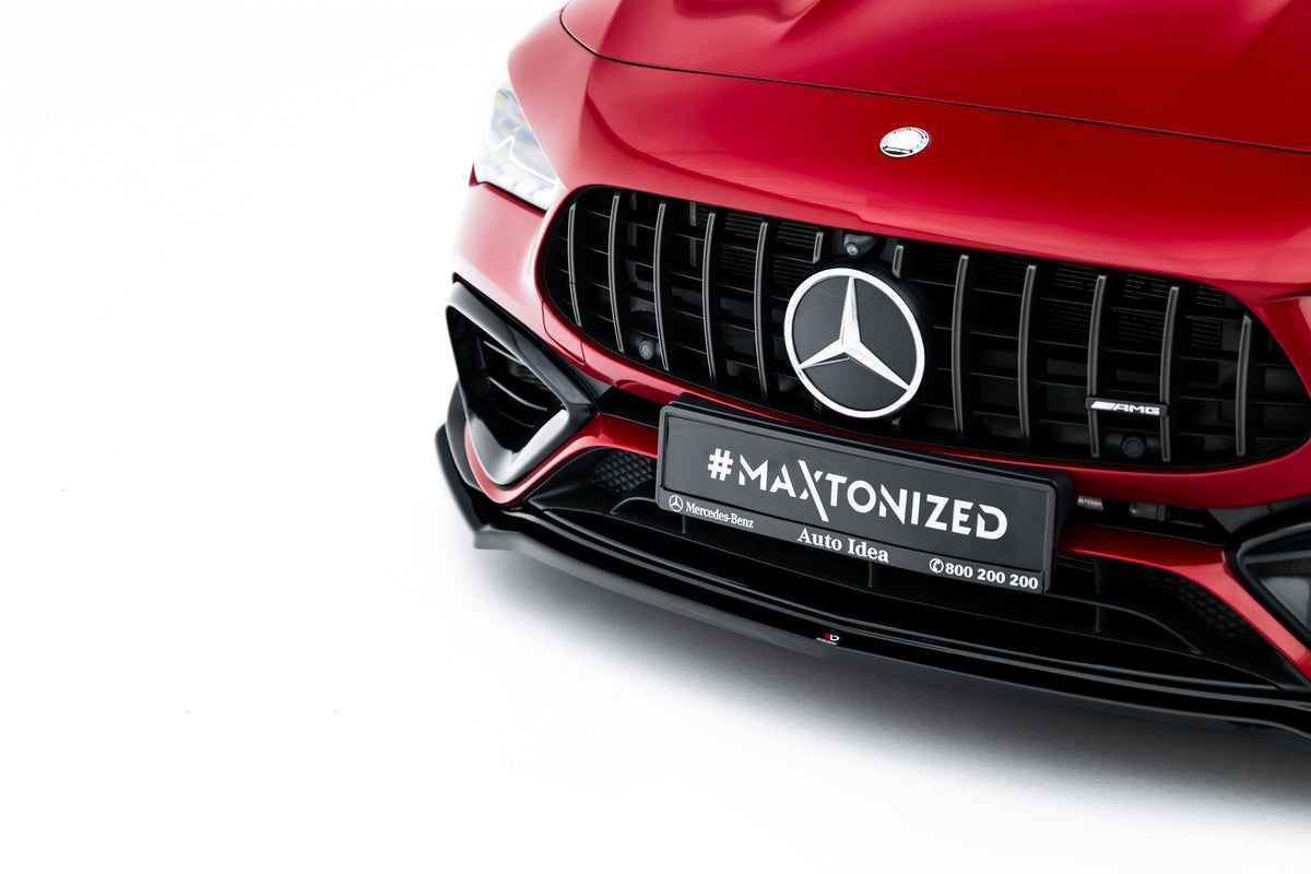 Maxton Design - Frontlippe V4 für Mercedes - AMG CLA 45 Aero C118 - Aerowerk.