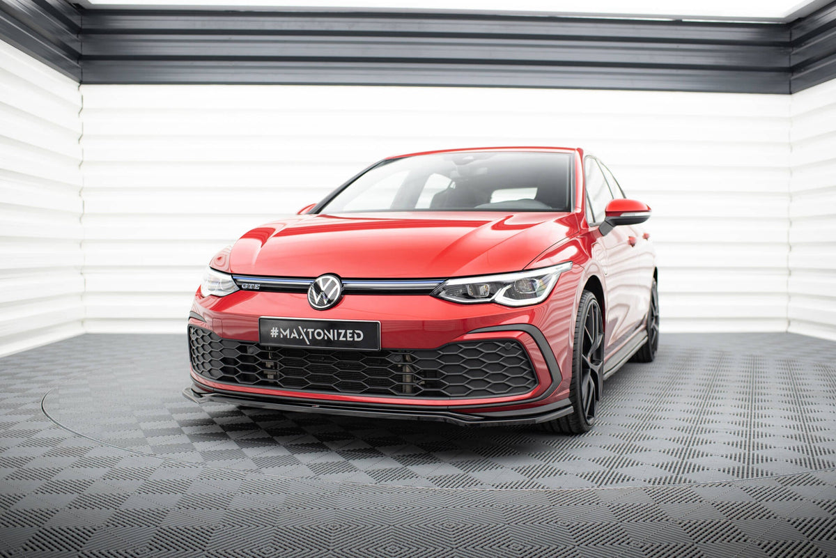Maxton Design - Frontlippe V4 für VW Golf GTI / GTE / GTD / R - Line Mk8 - Aerowerk.