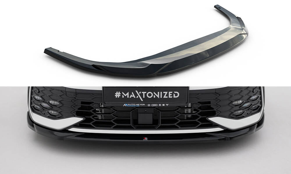 Maxton Design - Frontlippe V4 für VW Golf GTI / GTE / R - Line Mk8 Facelift - Aerowerk.