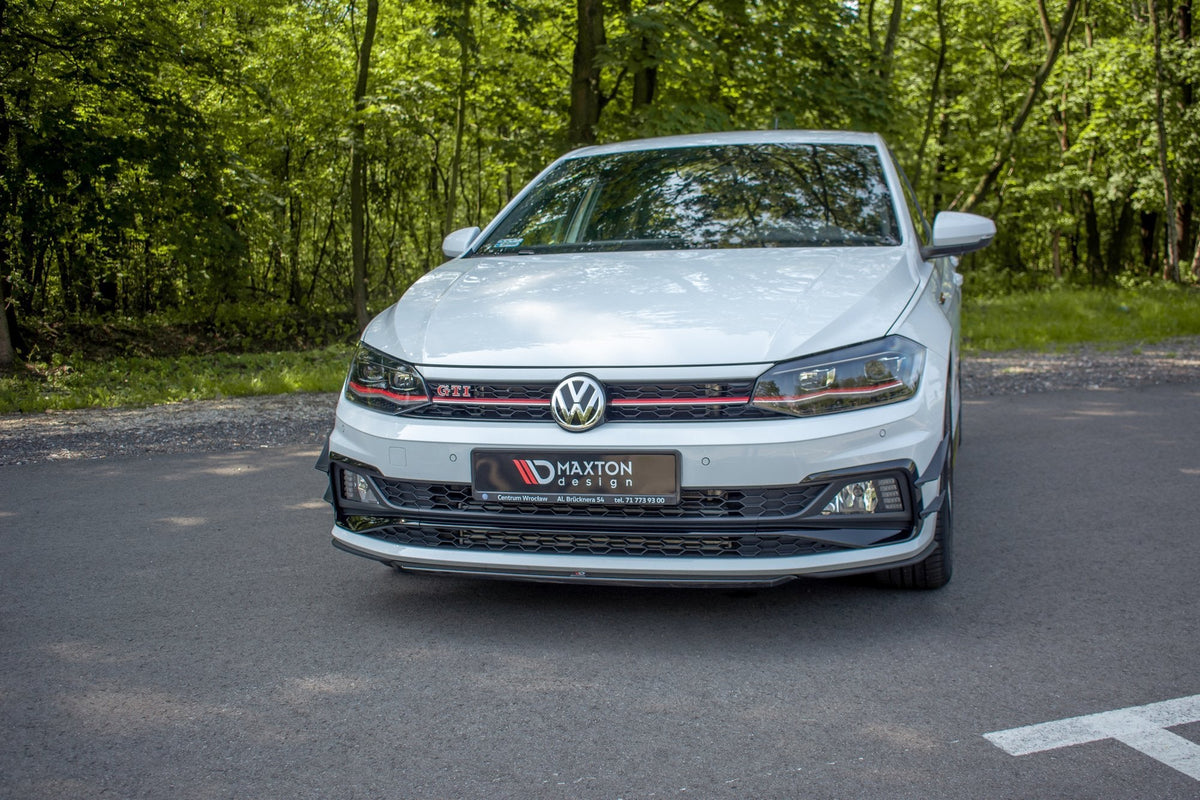 Maxton Design - Frontlippe V4 für VW Polo GTI / R - line Mk6 - Aerowerk.