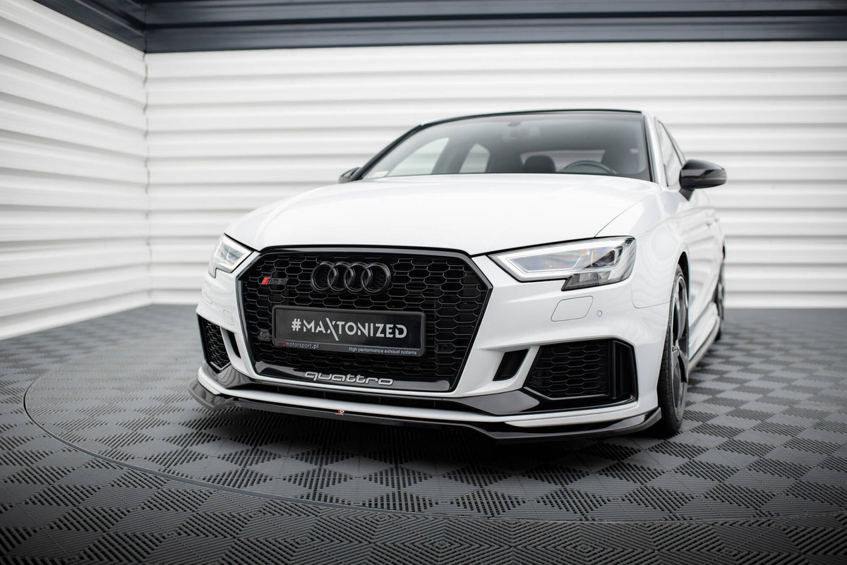 Maxton Design - Frontlippe V5 für Audi RS3 Limousine 8V Facelift - Aerowerk.