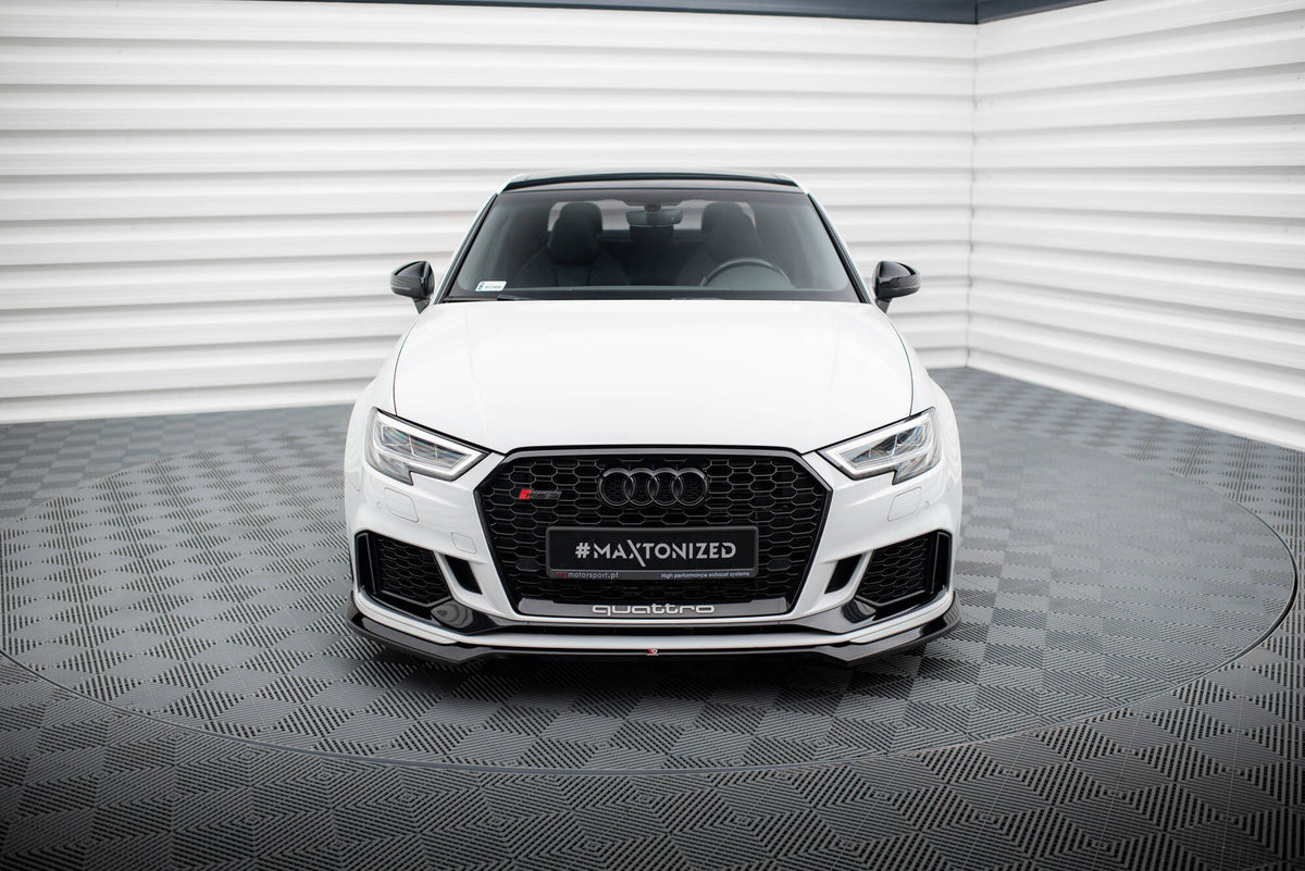 Maxton Design - Frontlippe V5 für Audi RS3 Limousine 8V Facelift - Aerowerk.