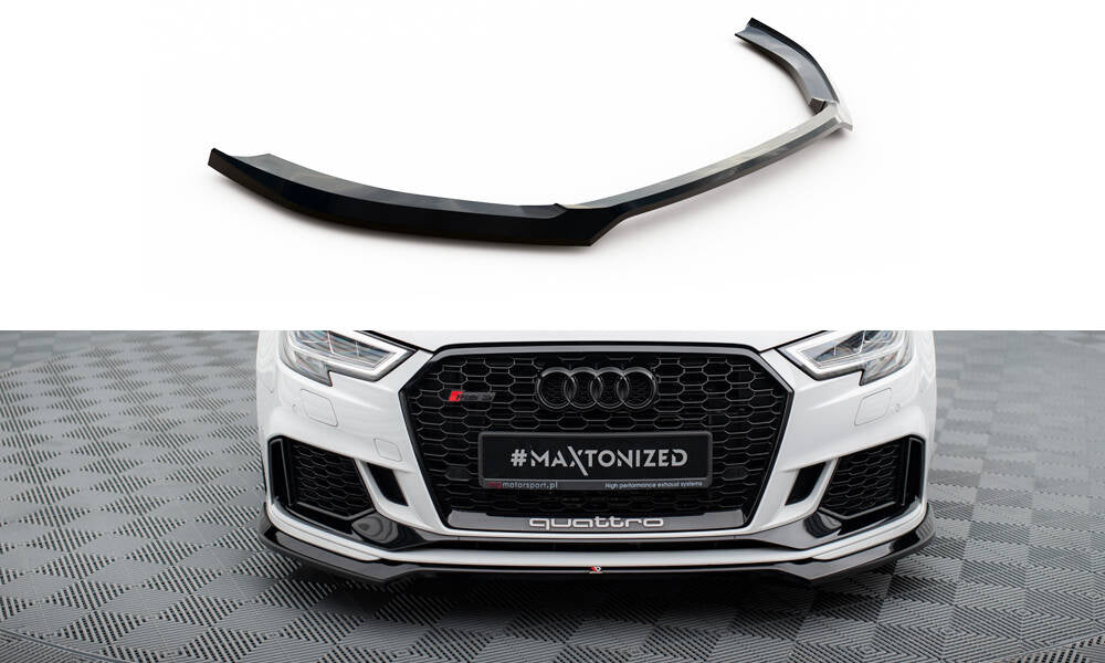 Maxton Design - Frontlippe V5 für Audi RS3 Limousine 8V Facelift - Aerowerk.