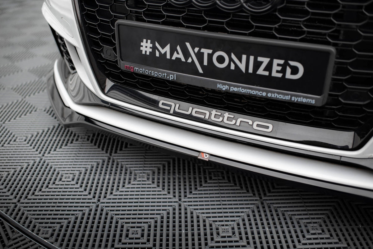Maxton Design - Frontlippe V5 für Audi RS3 Limousine 8V Facelift - Aerowerk.