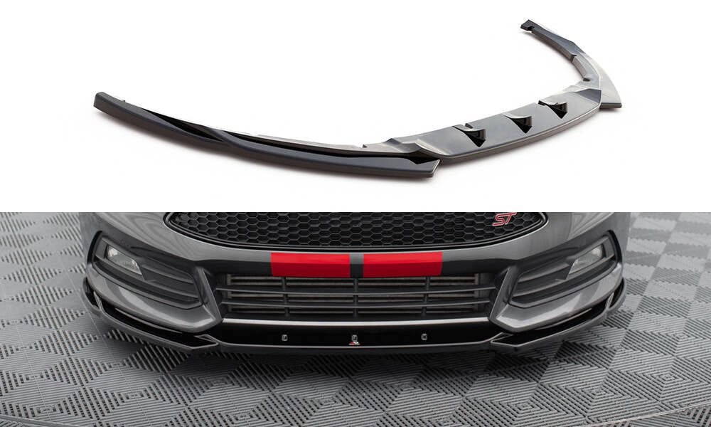 Maxton Design - Frontlippe V5 für Ford Focus ST Mk3 Facelift - Aerowerk.