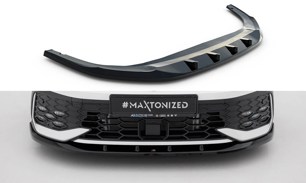 Maxton Design - Frontlippe V5 für VW Golf GTI / GTE / R - Line Mk8 Facelift - Aerowerk.