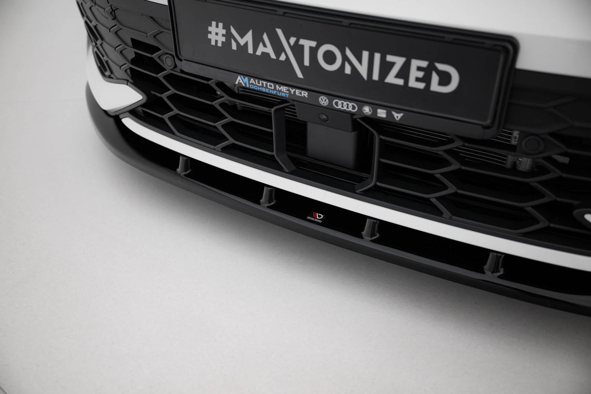 Maxton Design - Frontlippe V5 für VW Golf GTI / GTE / R - Line Mk8 Facelift - Aerowerk.
