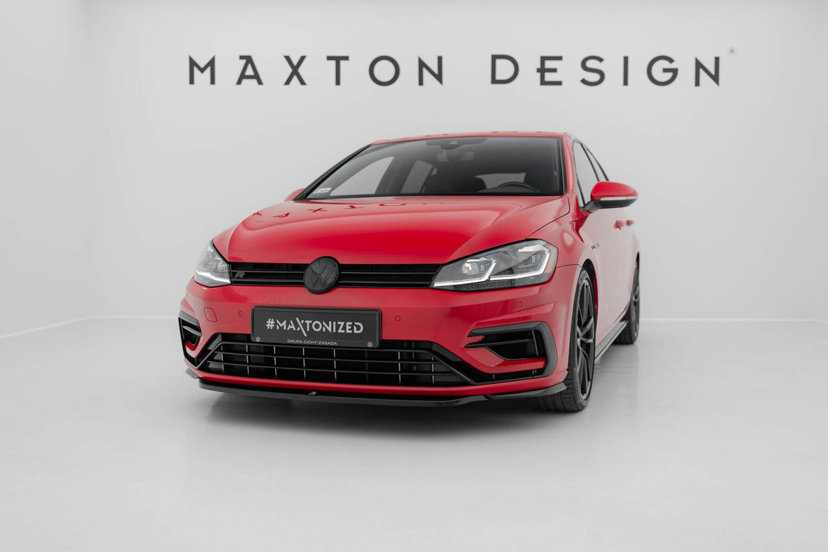 Maxton Design - Frontlippe V5 für VW Golf R / R - Line Mk7 Facelift - Aerowerk.